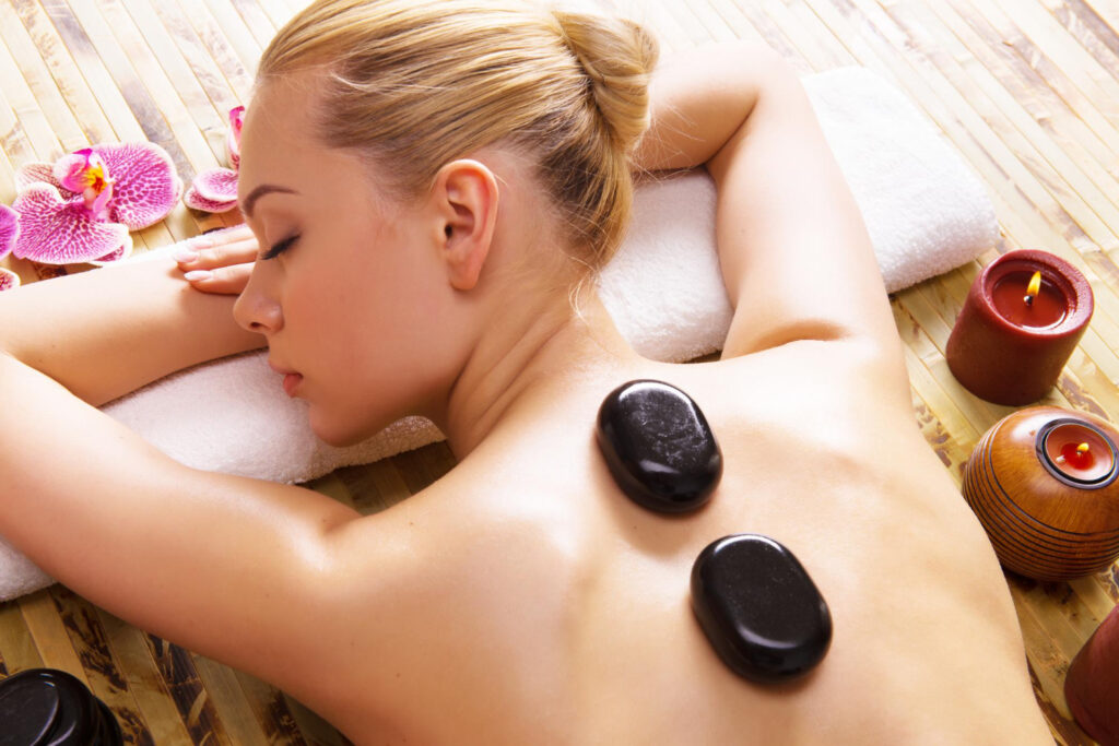 hot stones treatment therapy